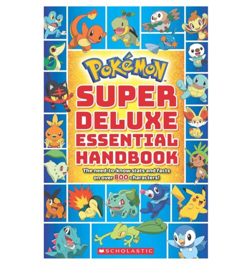 Front cover of 'Pokémon: Super Deluxe Essential Handbook' by Scholastic.