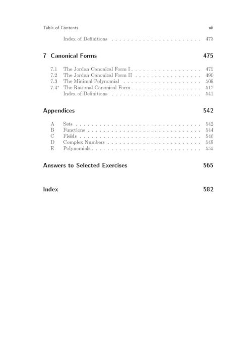 Linear Algebra, 5e - Image 7