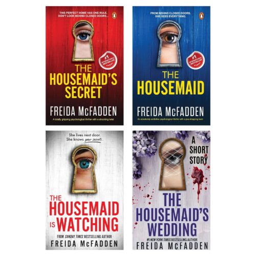 Freida Mcfadden The Housemaid Series 4 Books Set - The Housemaid, The Housemaid'S Secret, The Housemaid Is Watching,The Housemaid'S Wedding: A Short Story